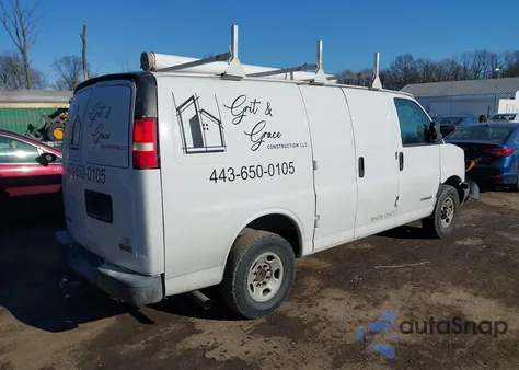2006 GMC Savana Work Van z USA, uszkodzony, nr VIN 1GTGG25V361246683